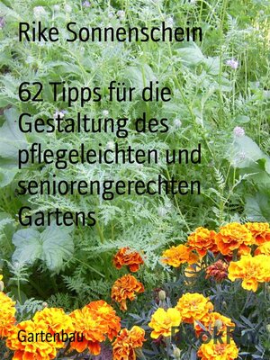 cover image of 62 Tipps für die Gestaltung des pflegeleichten und seniorengerechten Gartens